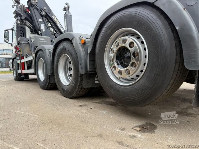 Containertransport (haakarmsysteem) MAN TGS 35.400 8x4 HOOKLIFT + CRANE HIAB 244 EP-4 H...