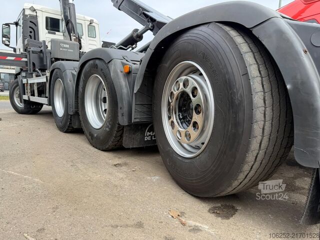 Containertransport (haakarmsysteem) MAN TGS 35.400 8x4 HOOKLIFT + CRANE HIAB 244 EP-4 H...