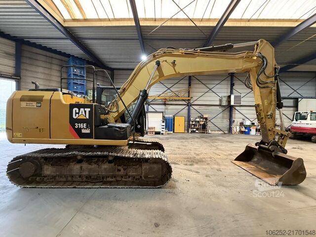 Koparka gąsienicowa Caterpillar 316 E L  *5837h* - FULL HYDR - 18.3T - CENTRAL ...