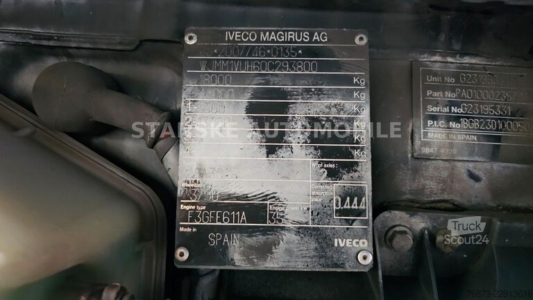 Τυπική μονάδα τράκτορα IVECO STRALIS 480 150 Jahre 2xTank Retarder