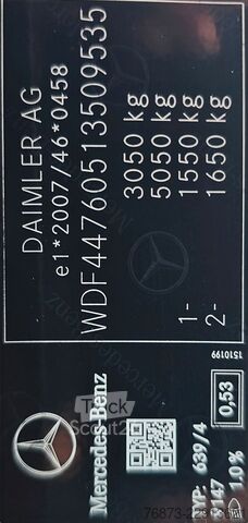 Κλειστό βαν MERCEDES-BENZ Vito  114 CDI/BT RWD LANG / EXTRALANG KLIMA  TPM