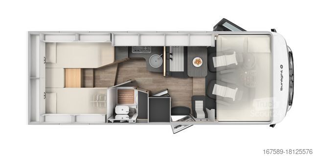 Integrirani avtodom SUNLIGHT I 67 S Adventure, Autom,Navi,RFK,Sat,Smart TV