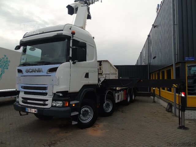 Crane truck Scania R 500 + PALFINGER 88002-EH + 8x EXT + 8X4 + EUR...