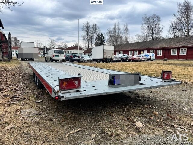 Plattformanhänger  Temared Tellus trailer with tipper – 3 axles