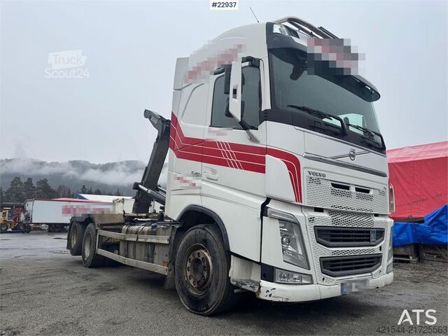 System med krogarm Volvo FH540 6x2 hooklift truck with Joab hook with artic