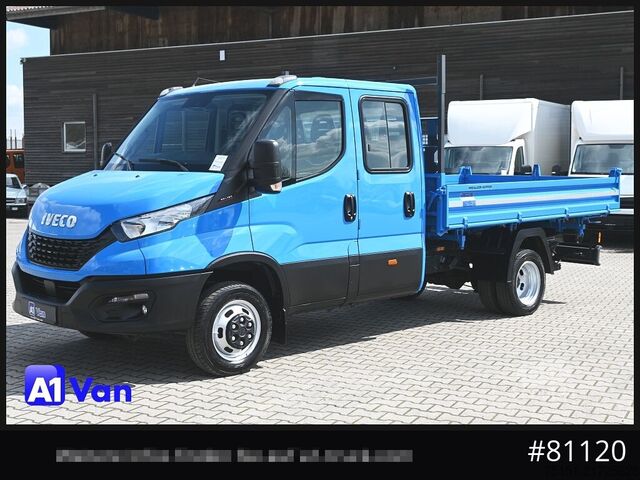 Kravas mikroautobuss ar pašizgāzēju IVECO Daily 50C16 Kipper Doka, AHK, Meiller, 3,0 Liter