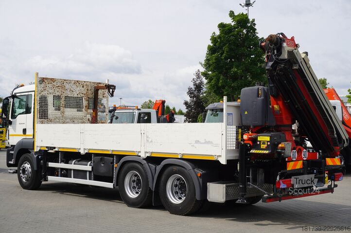 Platformă cu macara MAN TGS 26.420 6x4 / Fassi F215A.2.24