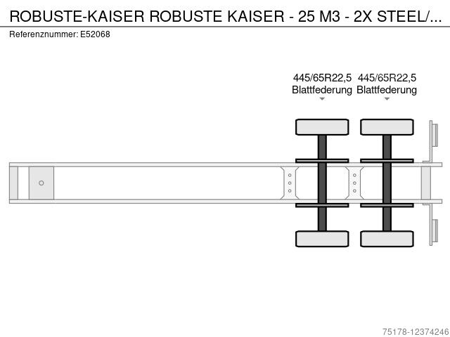 Kaiser ROBUSTE 25 M3 2X STEEL/LAMES SUSP.