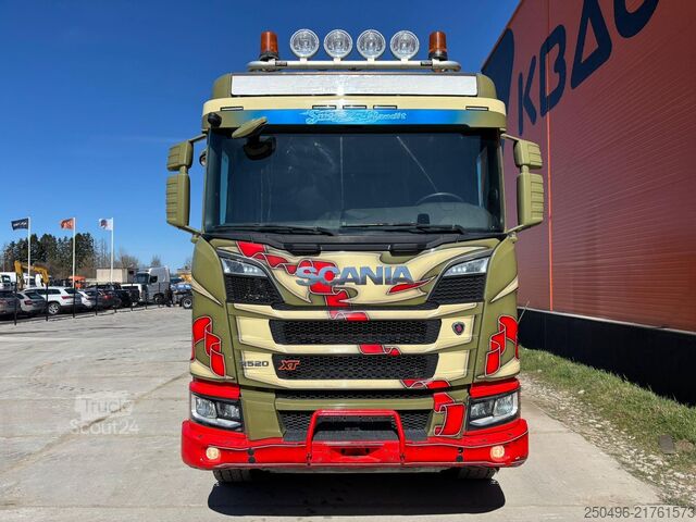 Savivartis Scania R 520 8x4 RETARDER / FULL STEEL / BOX L=5582 mm