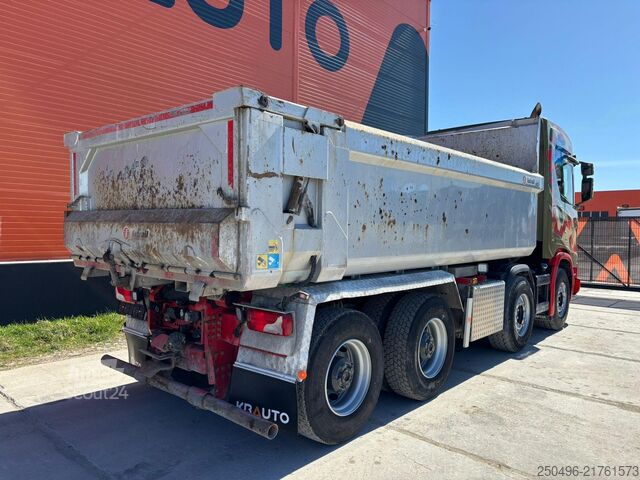 Savivartis Scania R 520 8x4 RETARDER / FULL STEEL / BOX L=5582 mm