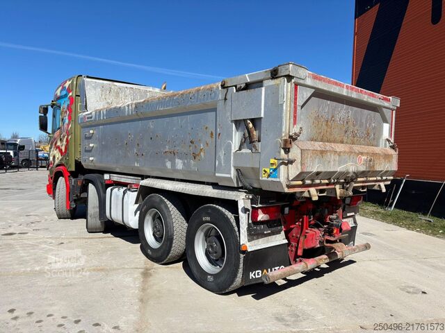 Savivartis Scania R 520 8x4 RETARDER / FULL STEEL / BOX L=5582 mm