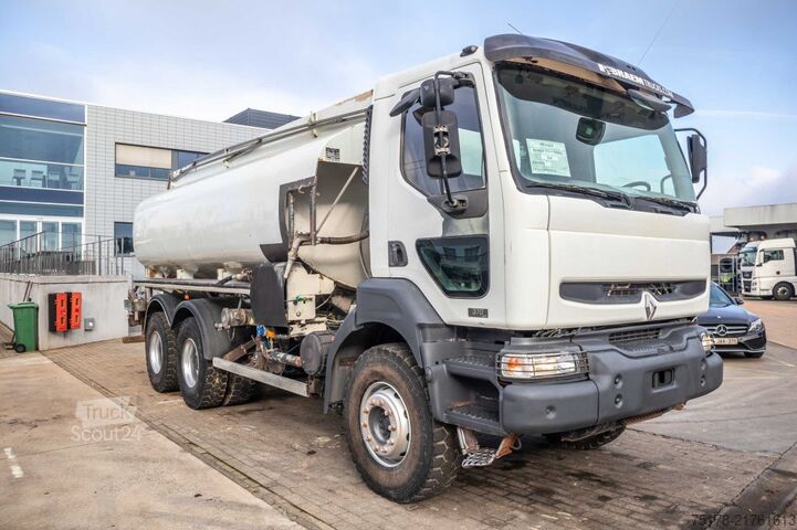Camion-citerne RENAULT KERAX 370-6X4+16000L/5COMP