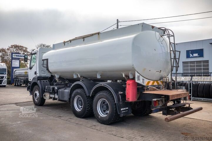 Camion-citerne RENAULT KERAX 370-6X4+16000L/5COMP