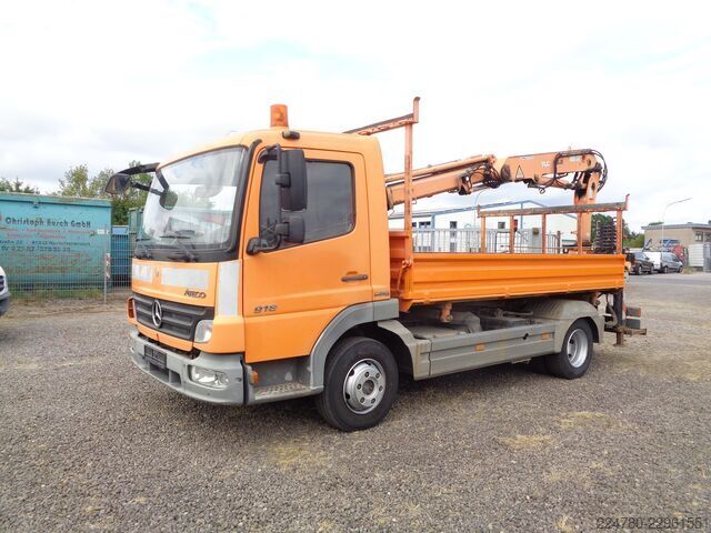 Sklápač Mercedes-Benz 918 / 818 Atego Kipper Kran Greifer Funk