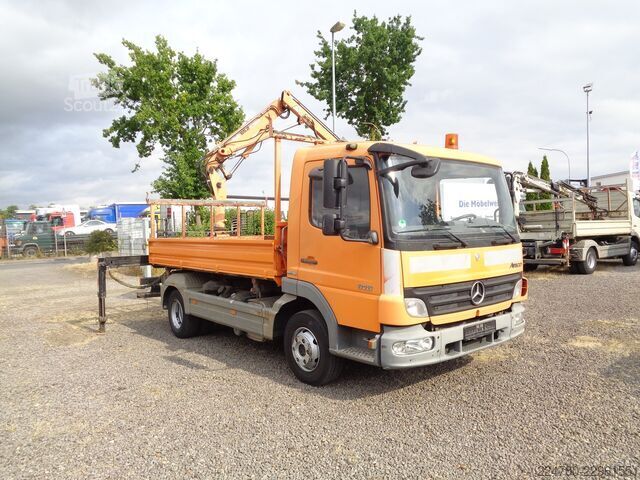 Sklápač Mercedes-Benz 918 / 818 Atego Kipper Kran Greifer Funk