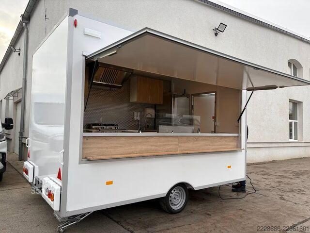 Przyczepa handlowa Imbissanhänger, Foodtruck, Grillwagen FINANZIERUNG, LEASING MÖGLICH