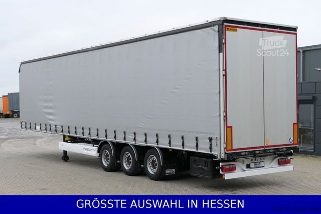 Åben sættevogn med presenning WIELTON Mega Liftachse Getränke Zertifikat ¤289.-mtl.