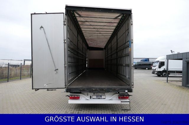 Åben sættevogn med presenning WIELTON Mega Liftachse Getränke Zertifikat ¤289.-mtl.