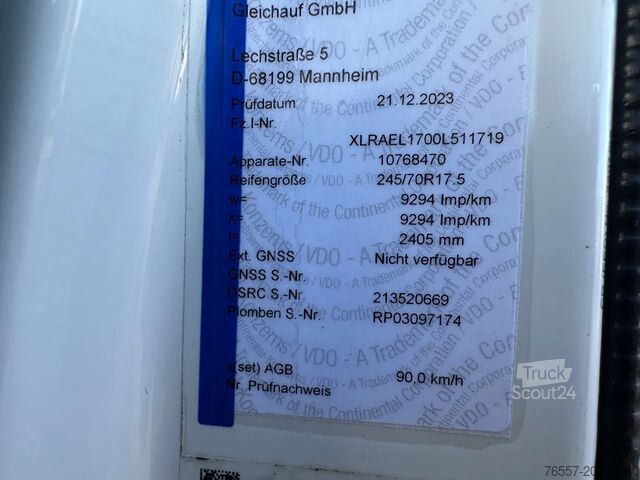 валіза DAF LF 260 LF260.12 EURO6 12-2021. 730x248x235