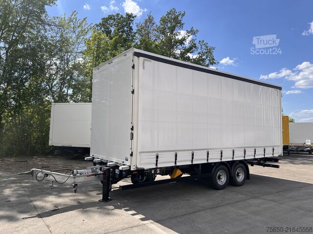 Открытый прицеп с тентом Möslein TPW 105 D Schwebheim  Tandem- Planenanhänger Durchladen