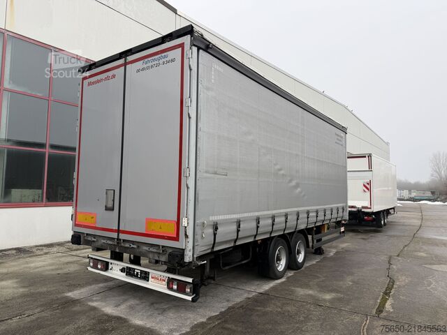 Открытый прицеп с тентом Möslein TPW 105 D Schwebheim  Tandemplanenanhänger