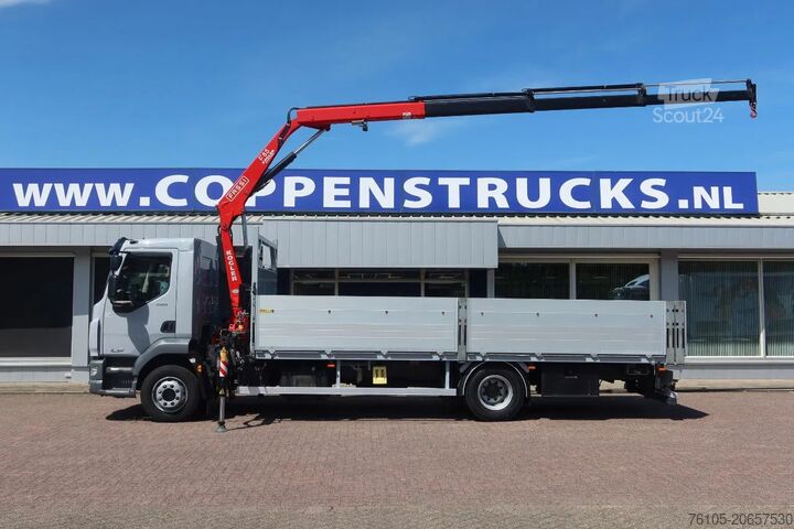 Vrachtwagen met kraan DAF LF 260 Openwagen+ Kraan Fassi F85 B023+ Radio c...