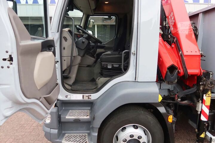 Vrachtwagen met kraan DAF LF 260 Openwagen+ Kraan Fassi F85 B023+ Radio c...