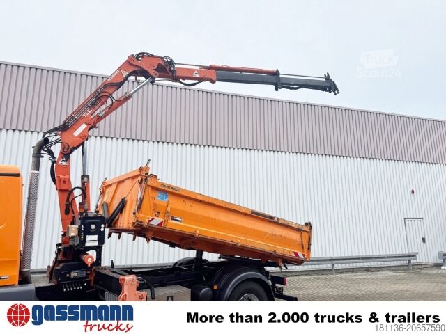 Самосвал MAN TGM 18.290 4X2 BB mit Kran Atlas AK 92.2-A2, Funk