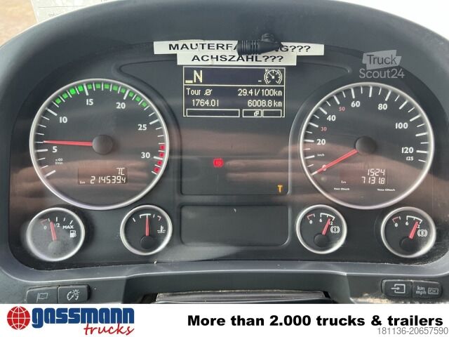 Самосвал MAN TGM 18.290 4X2 BB mit Kran Atlas AK 92.2-A2, Funk