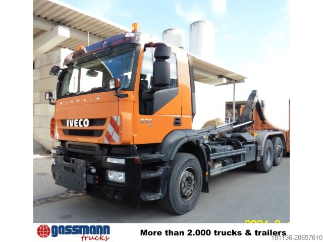 Roll-off tipper truck Iveco Stralis AD260S33Y/PS 6x2, Lenk-/Liftachse,