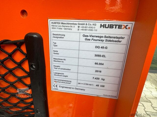 Vierwegvorkheftruck Combilift Hubtex DQ45/Only 3310 h/Telscopic forks