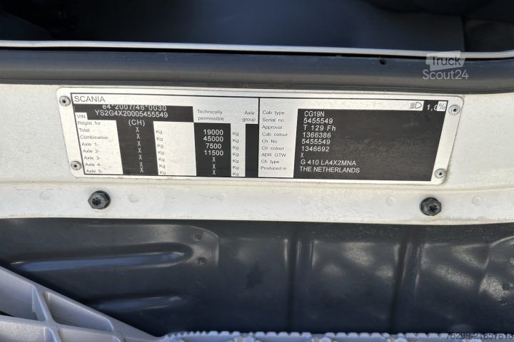 Tracteur routier standard Scania G410 LA 4x2 Retarder / Swiss-Vehicle