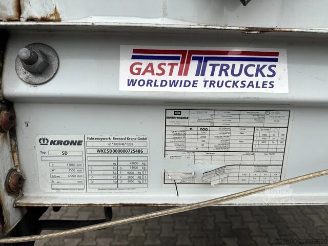 Schuifzeilen Krone Schuifzeil -Dak Met Borden / BPW-Assen / Apk 07...