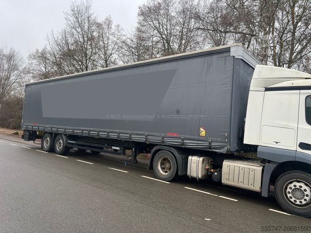 Auflieger mit Pritsche & Plane KÖGEL Auflieger Kögel S 18