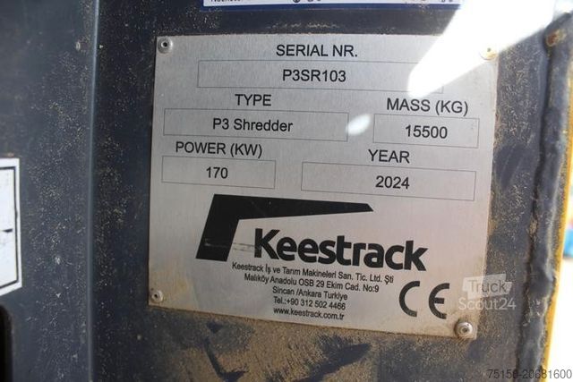 Iní Keestrack KEESTRACK P3 Shredder Brechanlage Nr.: 103