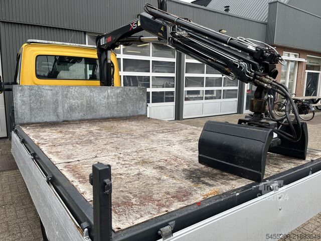 شاحنة مسطحة مع رافعة Iveco Daily 65C15 Laadkraan Drie Zijden kipper 4050kg...