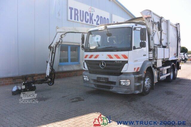 شاحنة جمع القمامة Mercedes-Benz Axor 2529 Faun Überkopf Frontlader 25 m³ 1.Hand