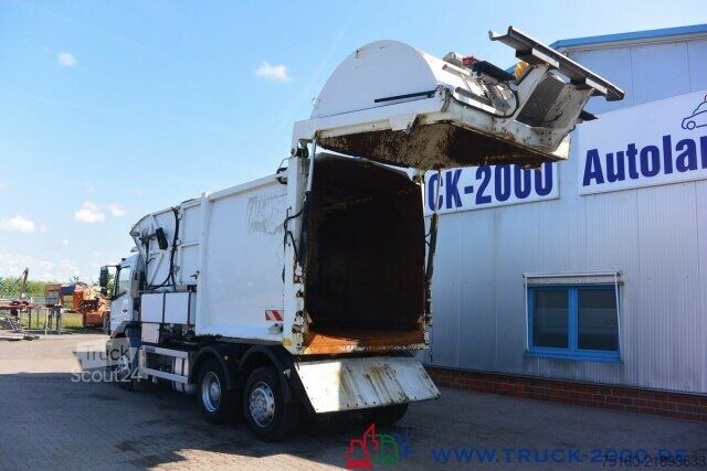 شاحنة جمع القمامة Mercedes-Benz Axor 2529 Faun Überkopf Frontlader 25 m³ 1.Hand