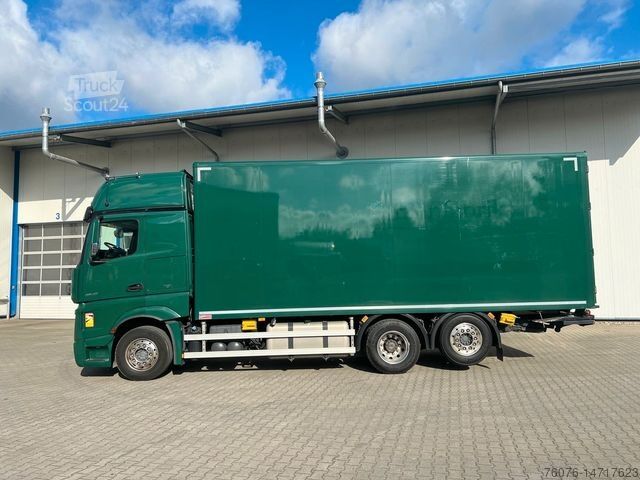 Vrachtwagen met bakwagen MERCEDES-BENZ 2545 LL 6x2/4 Koffer Doppelstock LBW Giga