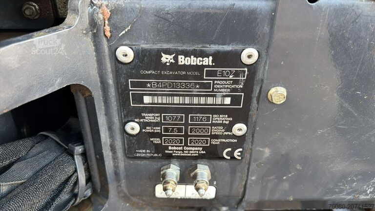 Minigraver Bobcat E10 Z (BE MACHINE / 438H / MIN WIDTH 0.73M / TO...