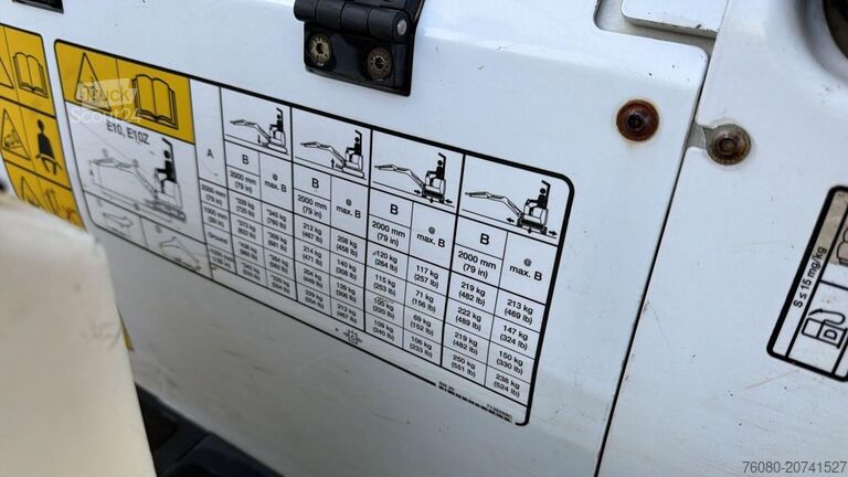 Minigraver Bobcat E10 Z (BE MACHINE / 438H / MIN WIDTH 0.73M / TO...