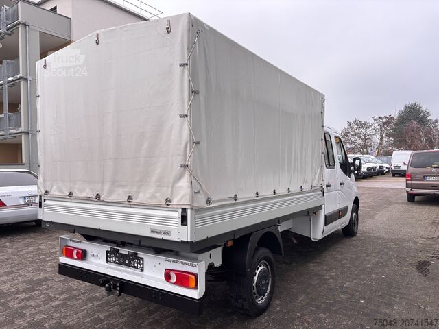 Transportér s plošinou a plachtou Renault Master 3,5T Plane*Allrad*Klima*1.Hand*