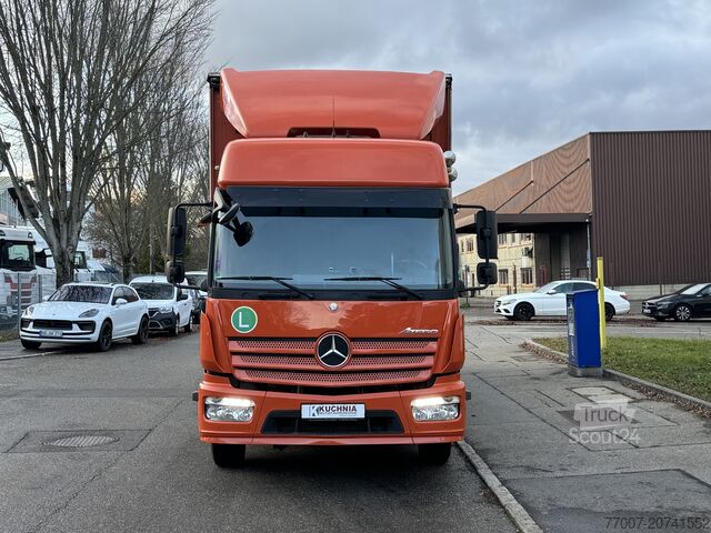Camion porte-voitures avec remorque, double étage Mercedes-Benz Atego 1530 LL + Anhänger Doppelstock LBW
