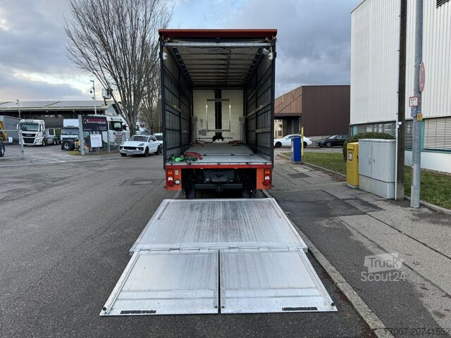 Camion porte-voitures avec remorque, double étage Mercedes-Benz Atego 1530 LL + Anhänger Doppelstock LBW