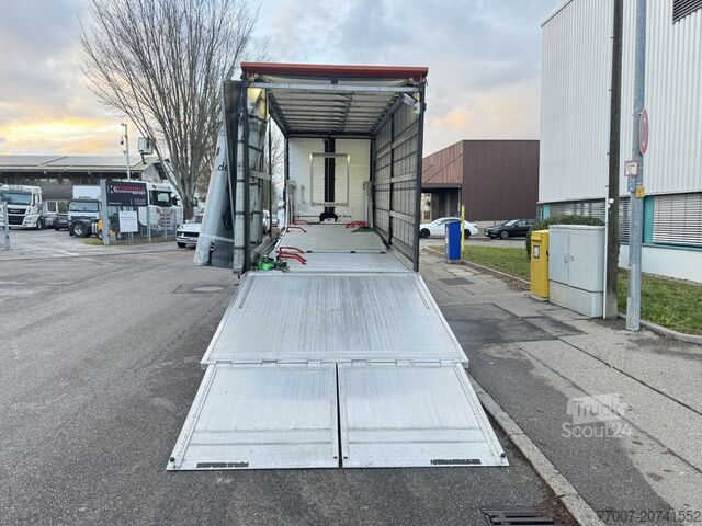 Car transporter truck with trailer, double-deck Mercedes-Benz Atego 1530 LL + Anhänger Doppelstock LBW