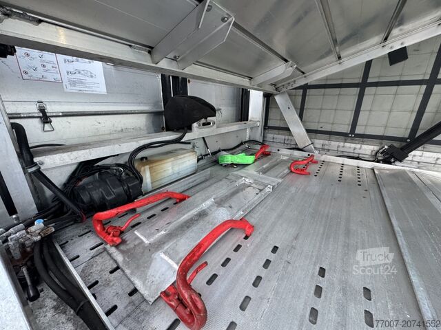 Camion porte-voitures avec remorque, double étage Mercedes-Benz Atego 1530 LL + Anhänger Doppelstock LBW