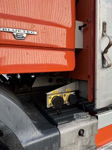 Camion porte-voitures avec remorque, double étage Mercedes-Benz Atego 1530 LL + Anhänger Doppelstock LBW