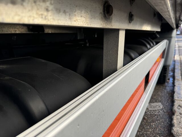 Car transporter truck with trailer, double-deck Mercedes-Benz Atego 1530 LL + Anhänger Doppelstock LBW