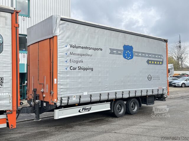 Camion porte-voitures avec remorque, double étage Mercedes-Benz Atego 1530 LL + Anhänger Doppelstock LBW