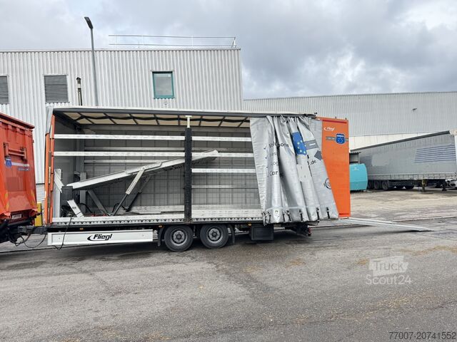 Camion porte-voitures avec remorque, double étage Mercedes-Benz Atego 1530 LL + Anhänger Doppelstock LBW